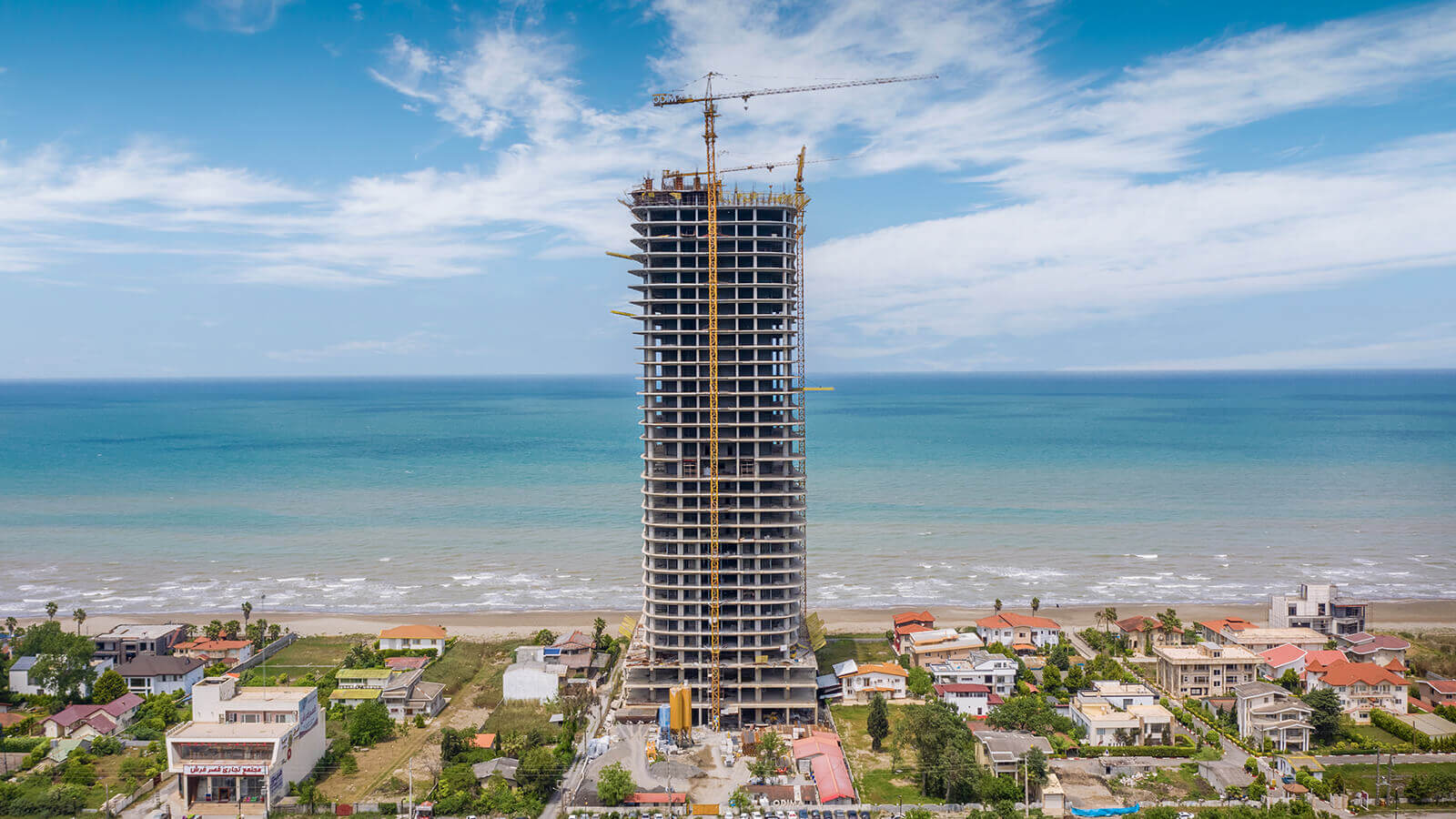 پروژه سقف وافل برج ادیما مازندران